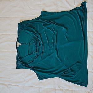 Green scoop neck Sleveless Blouse 22/24